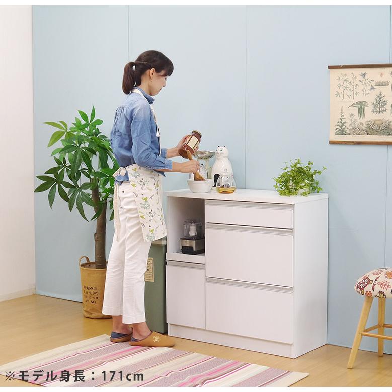 食器棚 キッチンカウンター ロータイプ レンジ台 キッチン収納