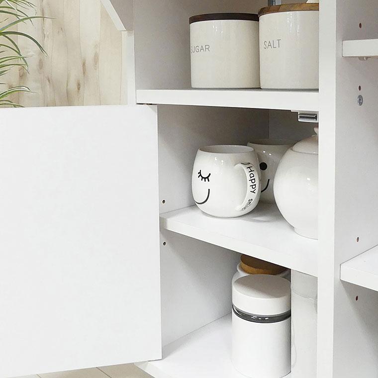 キッチンカウンター キッチンワゴン 伸長式 バタフライ テーブル 両面