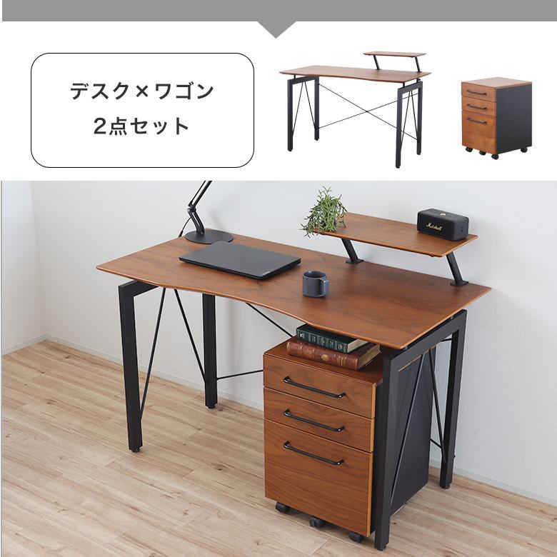 セットがお得】デスク チェア ワゴン パソコンデスク キャスター 