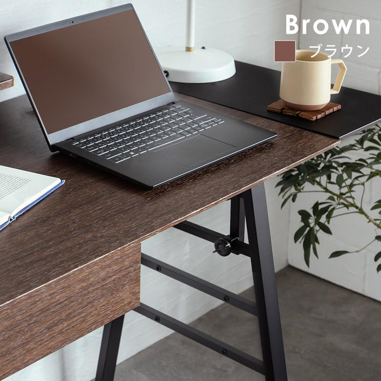 パソコンデスク 机 PCデスク 引き出し付き 北欧 ナチュラル 機能性