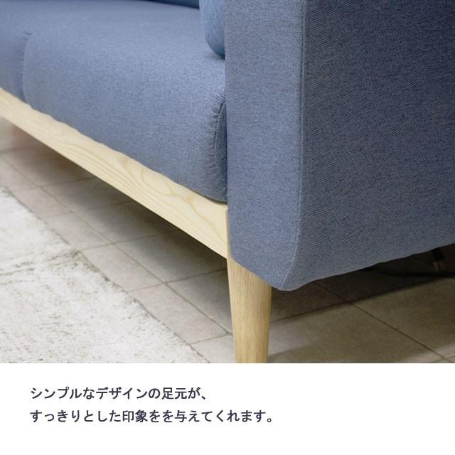 ソファー二人掛けブルーアウトレット(s2)