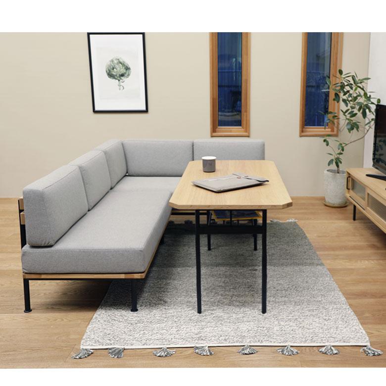 2人掛けソファ ソファー カウチソファ ダイニングソファ 幅120