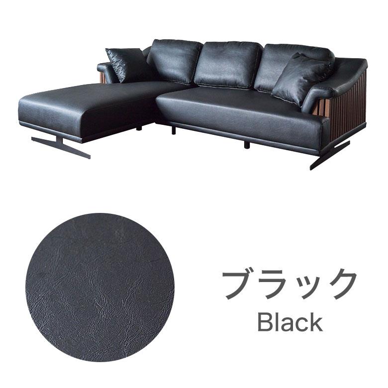 カウチソファ ソファ ダイニングソファ コーナー レザー PVC L字型