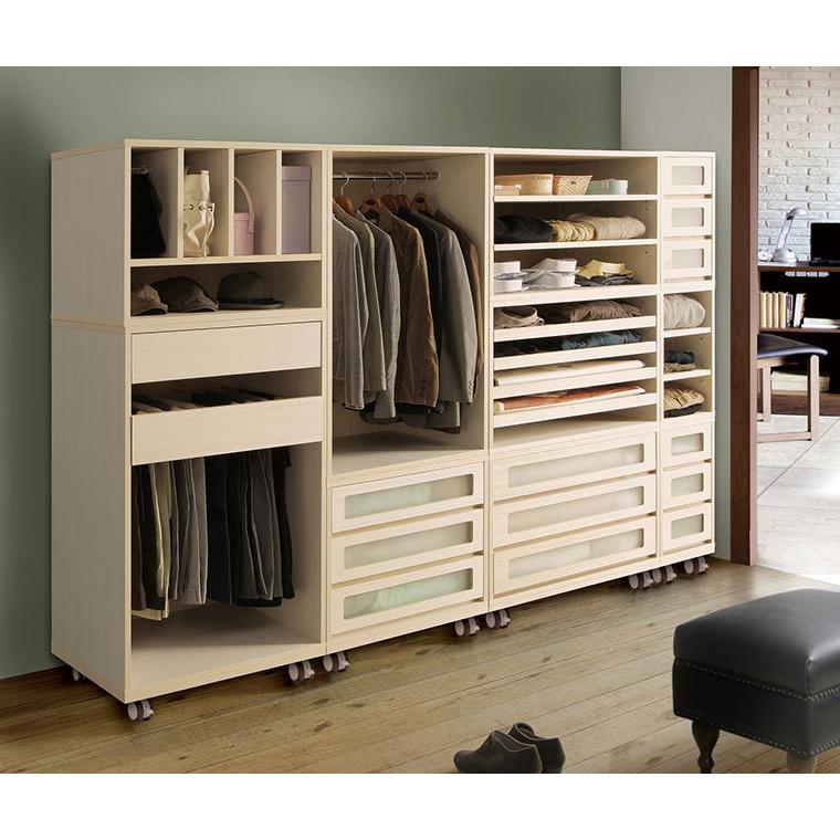 ワードローブ クローゼット 木製 桐 幅75cm スリム 北欧 おしゃれ 洋服 衣類 収納 棚 桐たんす ハンガーラック コートハンガー キャスター付き Sr 507 Mz ポタリコpotarico 通販 Yahoo ショッピング