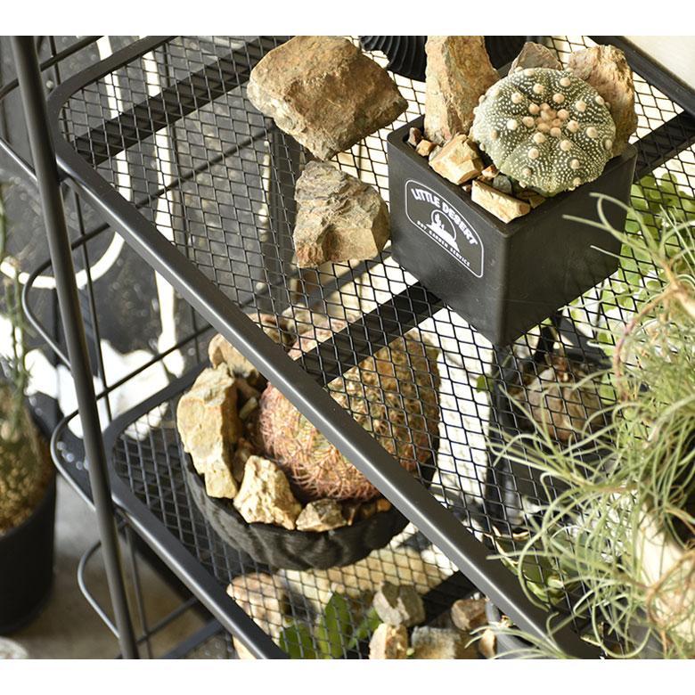 ラック 棚 スチールラック アイアンラック 4段 キャスター付き