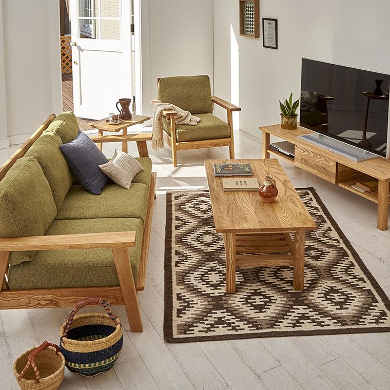 テーブル リビングテーブル センターテーブル ローテーブル 木製 無垢