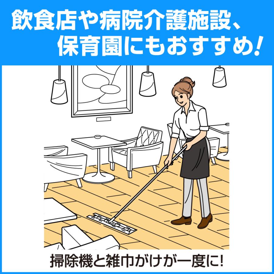 花王 使い捨てクロス フロア用 清掃用具 クイックルワイパー ワイド 立体吸着ウエットシート 業務用 30枚（10枚ｘ3）x4_7