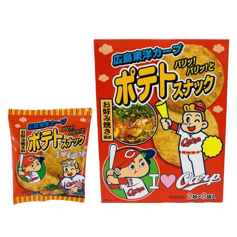 期間限定送料無料 ポテトスナック 明太子風味 ２枚×８袋入 駄菓子 ご当地 子供会 景品 お祭り くじ引き 縁日