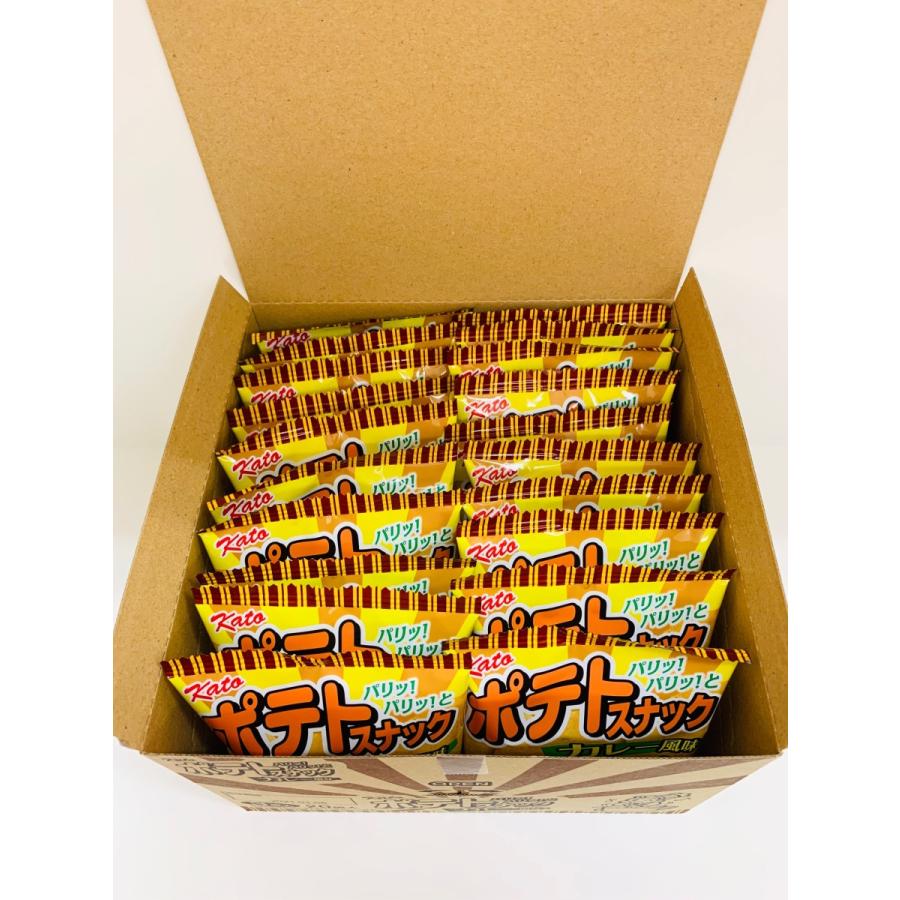 ポテトスナック カレー風味 3枚×20袋入 : ポテトスナックStore ポテマ