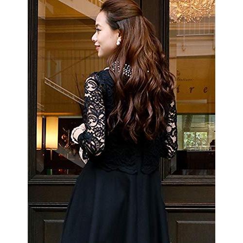 ラッピング無料 プールヴー ドレス ワンピース パーティードレス 結婚式 二次会 レディース ブラック Xlサイズ 13号 27 Materialworldblog Com