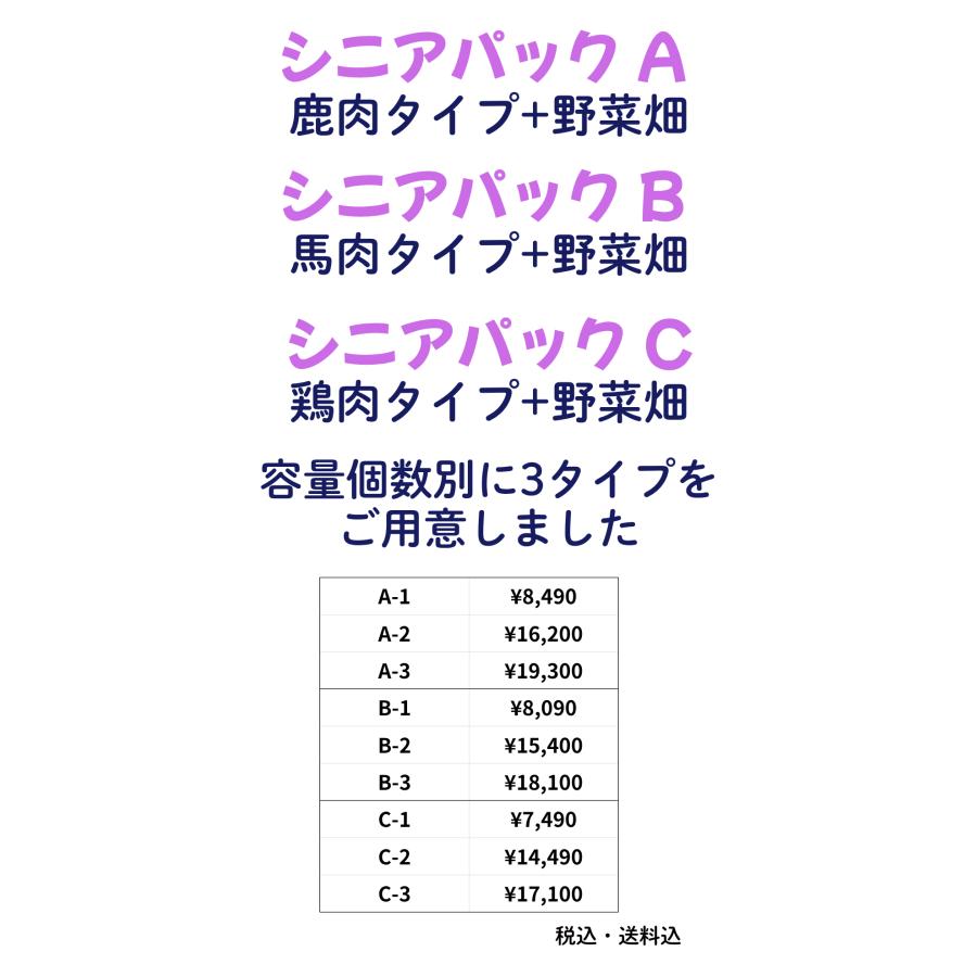 国産 無添加 ドックフード シニアパック C-2【 お米のドッグフード 】 鶏肉 800ｇ 2個  ドッグフード工房 野菜畑 700g 2個 セット_3