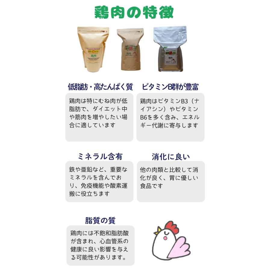 国産 無添加 ドックフード シニアパック C-2【 お米のドッグフード 】 鶏肉 800ｇ 2個  ドッグフード工房 野菜畑 700g 2個 セット_7