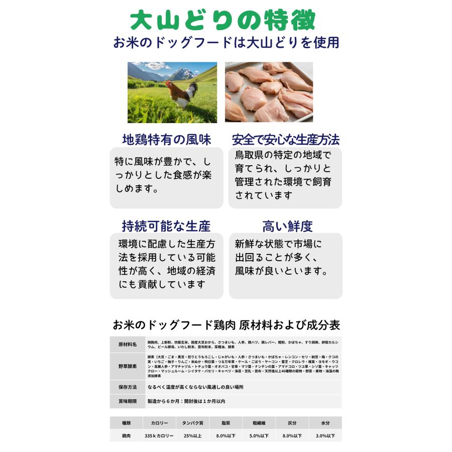 国産 無添加 ドックフード シニアパック C-2【 お米のドッグフード 】 鶏肉 800ｇ 2個  ドッグフード工房 野菜畑 700g 2個 セット_8