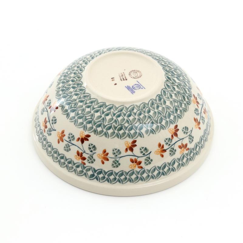 ポーランド食器 ポーリッシュポタリー ボウル 直径24cm M92-AS22