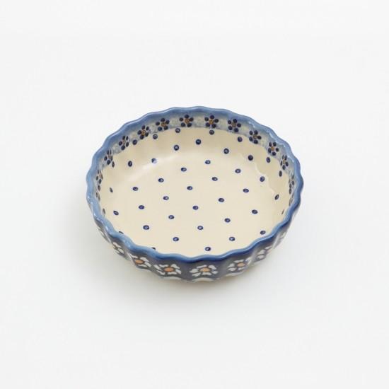 ポーランド食器 スフレ皿 S ウィザブルードット ポーリッシュポタリー