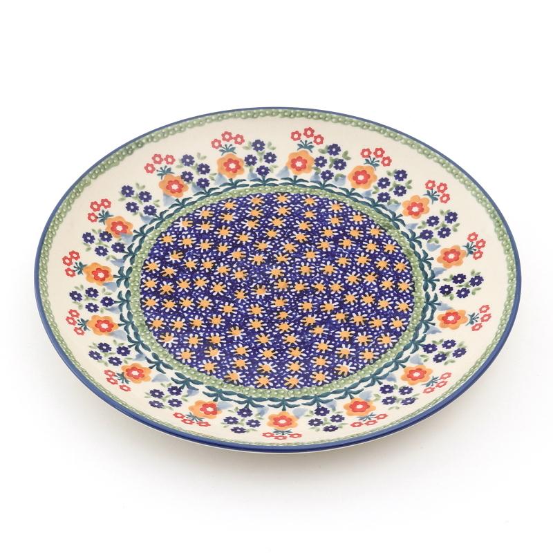 ポーランド食器 平皿 直径28cm T136-P373 ポーリッシュポタリー