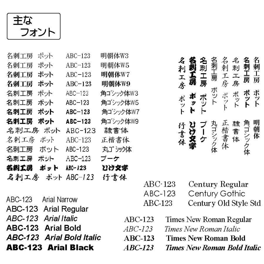 ２日内発送　アート紙　カラー片面　１００枚　ビジネス　名刺作成　名刺印刷　格安｜potpro｜13