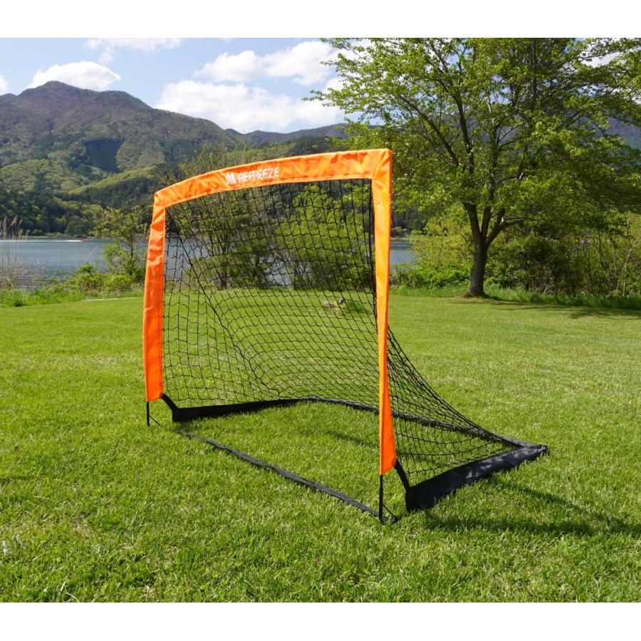 期間限定お試し価格 Refreeze リフリーズ 選べる3カラー 折りたたみ ミニサッカーゴール 1個 収納バッグ付き オレンジ 室内 屋外兼用 ポータブル ポップアップ サッカー フットサル Columbiatools Com