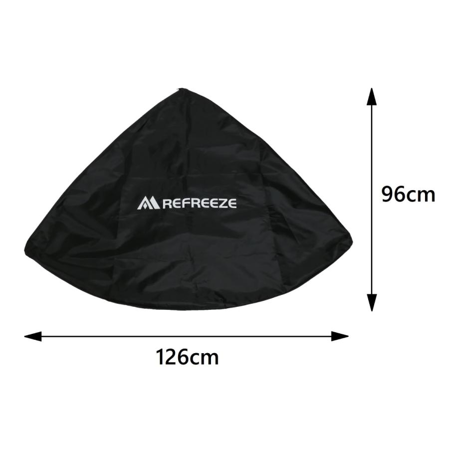 REFREEZE リフリーズ 124×94cm 折りたたみ サッカーゴール ブラック 1