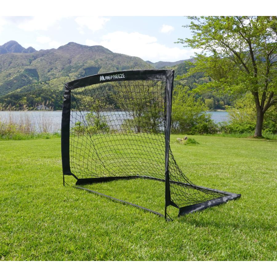 REFREEZE リフリーズ 124×94cm 折りたたみ サッカーゴール ブラック 1
