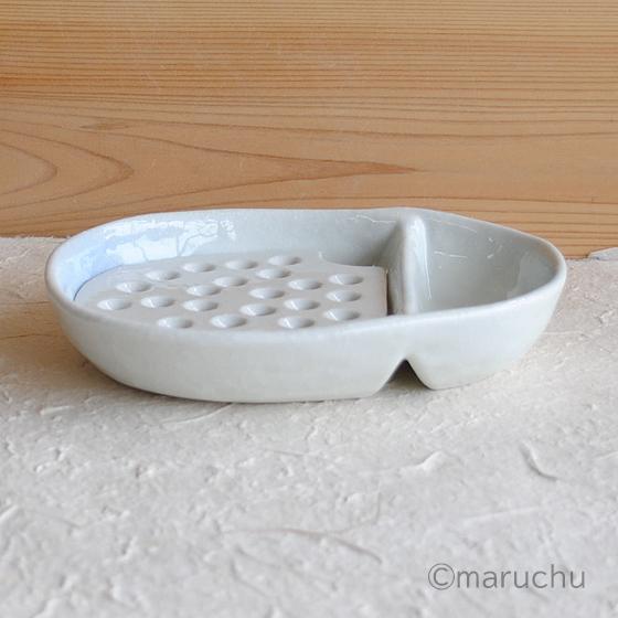 ブルー吹きやっこ皿 水切りさなSet 冷奴 皿 冷やっこ お豆腐 刺身皿