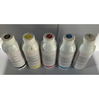 DTFインク5本セット 黒白赤青黄色各１本 【内容量】５００ｍｌ_2