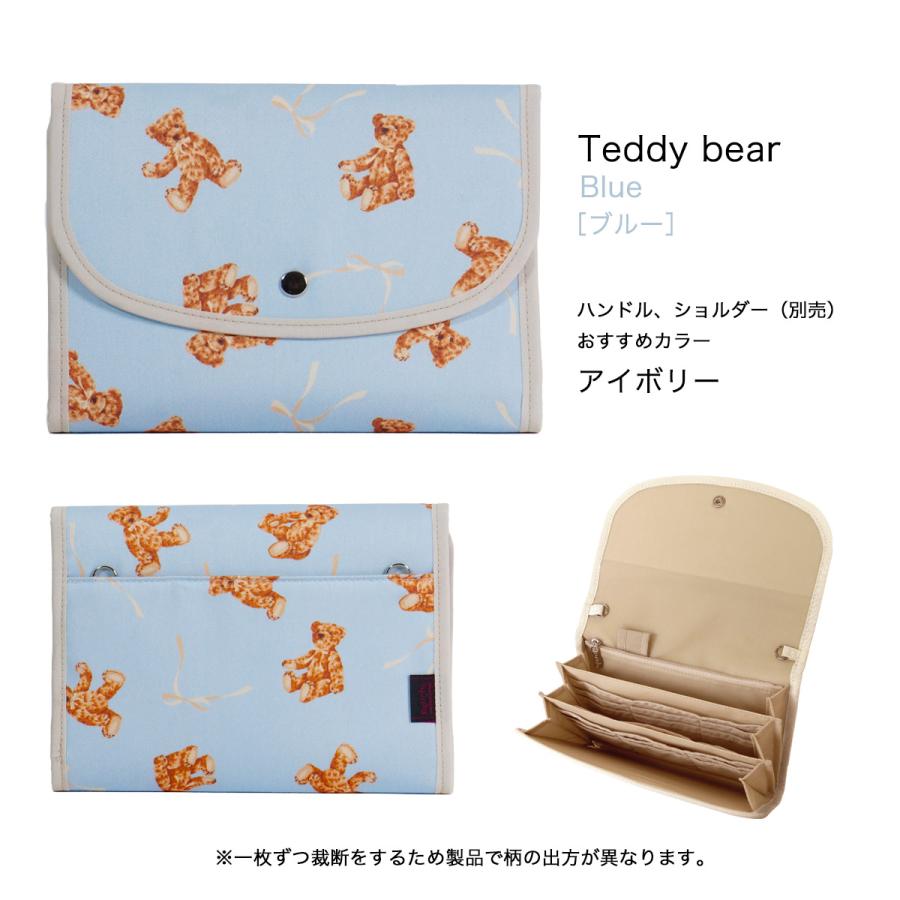 母子手帳ケース ジャバラ 2人用 a5 ポーチェ 撥水 防水 くま