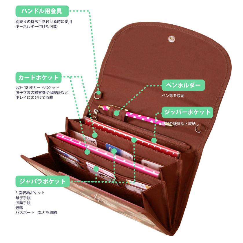 母子手帳ケース ジャバラ Usaコットン 軽量仕上 2人分 おしゃれ 二人用 ブランド 通帳ケース お薬手帳ケース ポーチェ Pouche Pojb3 母子手帳ケース製作所 ポーチェ 通販 Yahoo ショッピング