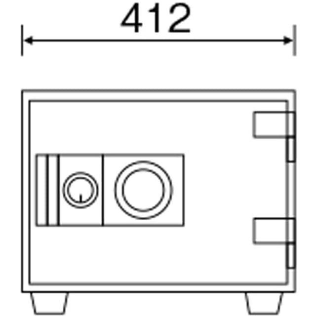 【限定品】 ダイヤセーフ 耐火金庫 ダイヤルタイプ D30-1 【H1903544058】(11055円)