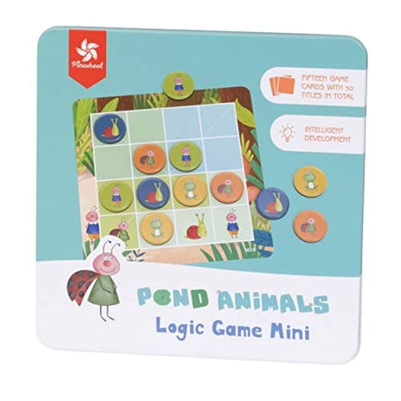 (知と育) Pinwheel (ピンウィール) どうぶつナンプレ STEP3 池の生き物 正規輸入品かわいい 知育玩具 5歳 おもちゃ パズ