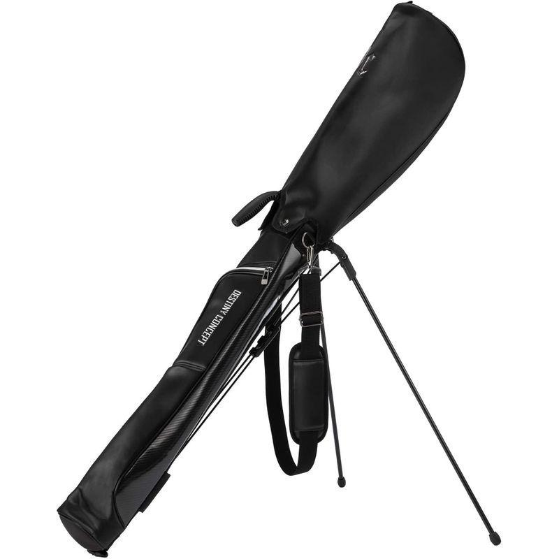 ✨美品✨ ディスティニーコンセプトDESTINY CONCEPT デュアル キャディバッグ DC-X14B DUAL セルフスタンドクラブケース 内蔵 【P9048739919】(32566円)