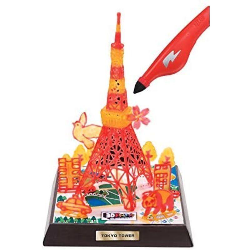 3D dream art pen Tokyo Tower (2 pen) 並行輸入品