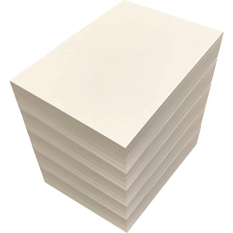 白コートボール紙（裏グレー）Ａ４大きめ ２２０ｘ３０７ｍｍ 厚さ約０.５８ｍｍ（日本製・坪量４５０ｇ ?）５００枚入 保護紙・補強紙・梱包材