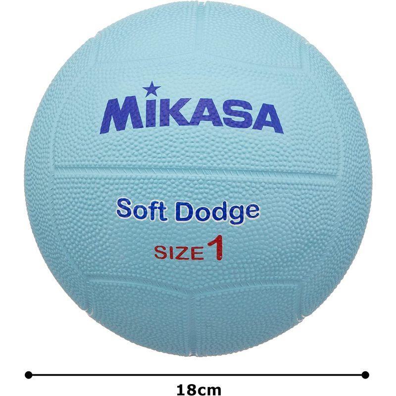 ミカサ(MIKASA) ソフトドッジボール1号(幼児~小学生向け) ブルー STD-1SR-BL 推奨内圧0.15(kgf ?) ドッジボール 