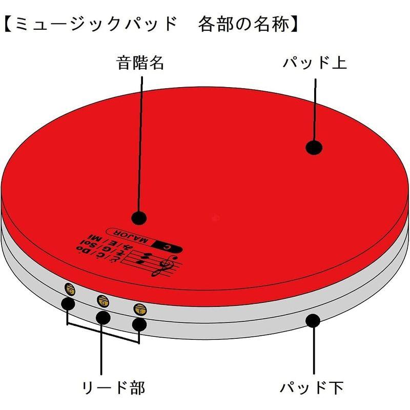 新品/国内正規 SUZUKI スズキ コードミュージックパッド MP-6C 身体を使って音楽を楽しもう ハ長調の和音 (コード） 6種類セット