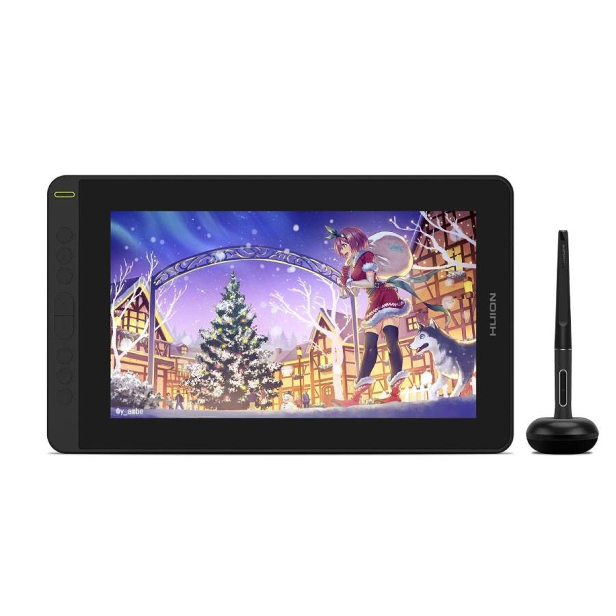 全ての Huion 液タブ Kamvas 12 11 6インチ 黒色 Androidデバイス接続可能 初心者に最適 19x1080 Fhd Adobe Rgb92 色域 8192レベル筆圧 2pps 充電不要ペンpw517 高い素材 Assfa Org