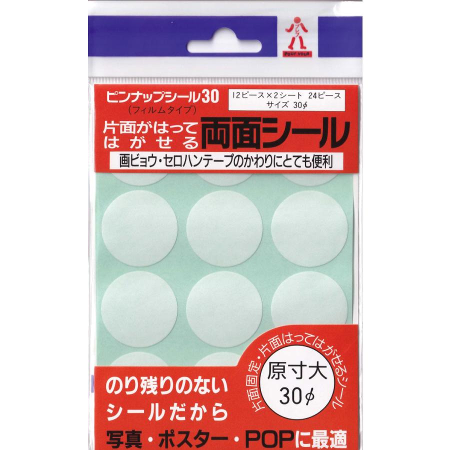 貼ってはがせる両面シール ピンナップシール３０ ３０f ２４ピース Ps 30 プレブの名前シール ネームラベル 通販 Yahoo ショッピング