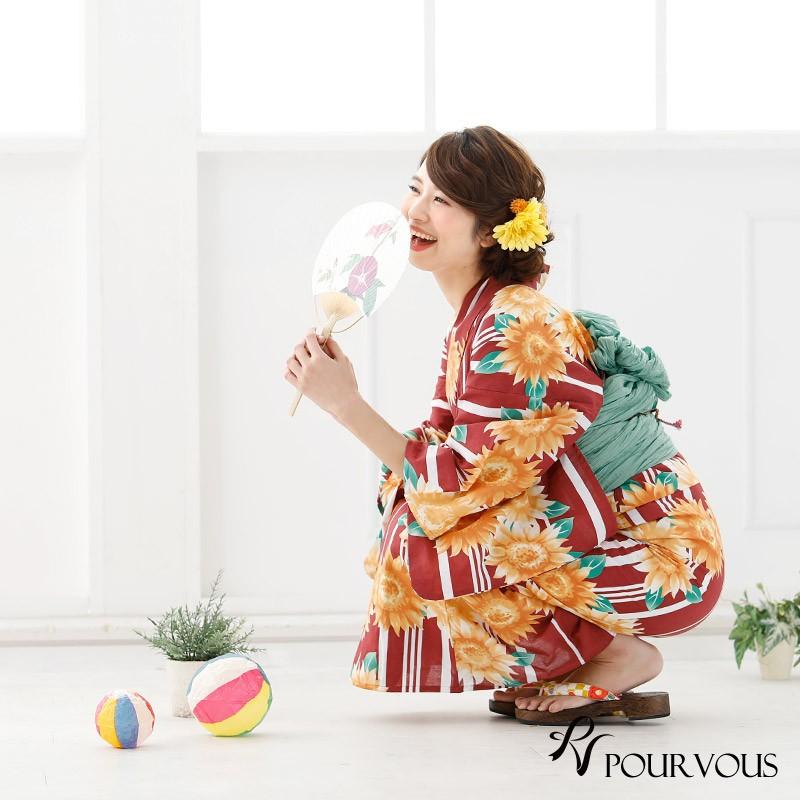 NEW! 古典菊柄 浴衣セット しわ兵児帯 大きいサイズ 5L-6L 華やか NEW! 古典菊柄 浴衣セット しわ兵児帯 大きいサイズ 5L-6L 華やか