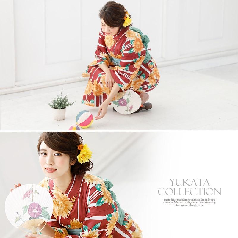 PourVous（プールヴー） 浴衣 レディース セット 兵児帯 反物 帯