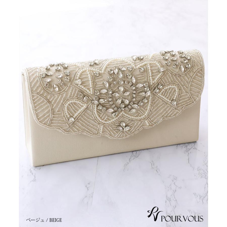 中国 シルク 手刺繍 パーティバッグ ミニバッグ クラッチバッグベロア