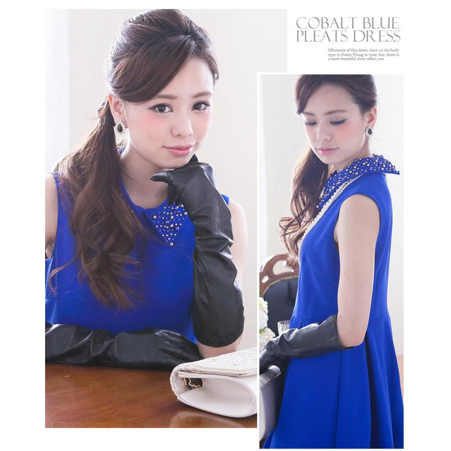 結婚式 ワンピース パーティードレス ノースリーブ 春フォーマル 二次会 お呼ばれ 披露宴 カラー レディース 大きいサイズ 代30代40代50代 春 1752 セレブワンピース ドレスpourvous 通販 Yahoo ショッピング