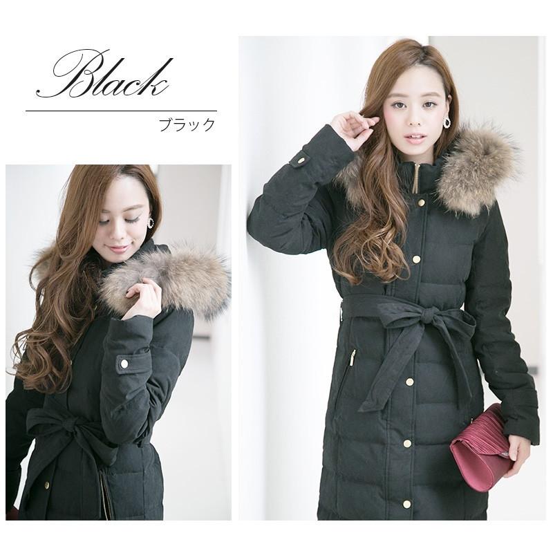 ダウンジャケット コート アウター ロング ラクーンファー レディース 15 新作 代 30代 40代 50代 ファッション 11 パーティードレス通販 Pourvous 通販 Yahoo ショッピング