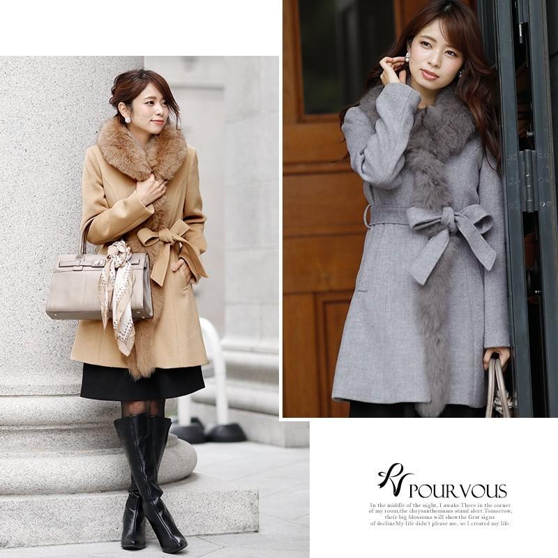 LOBELLA ガウンコート ロング ラムファー フォックス 絹 シルク 13 1902-1n.jpg