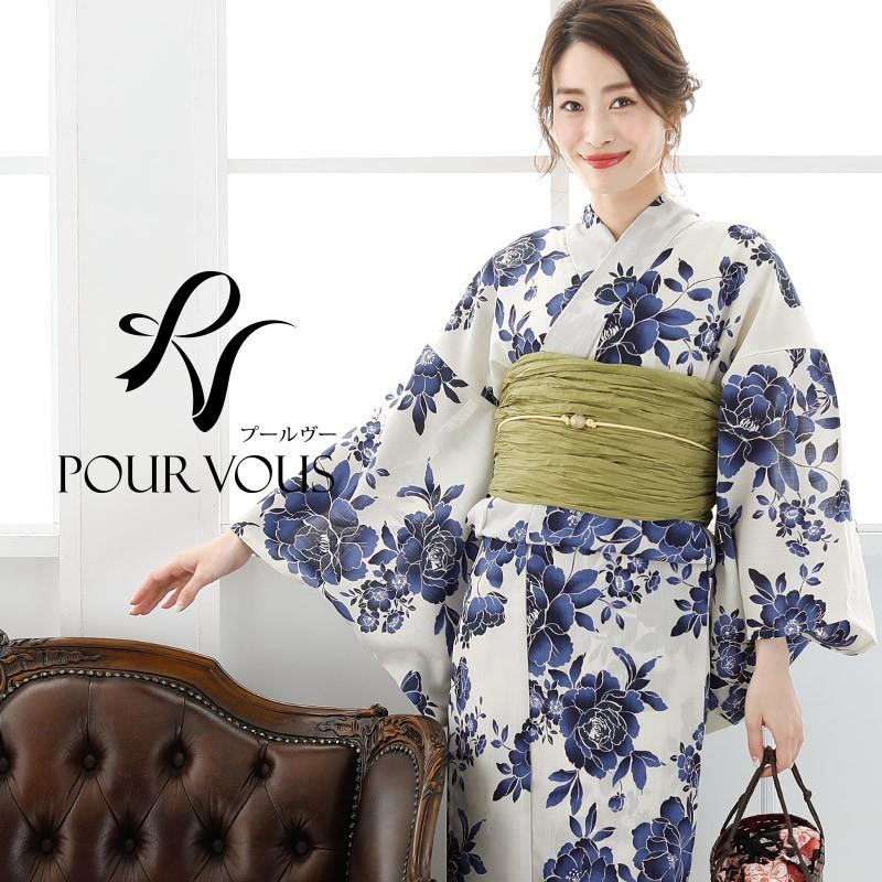 浴衣 レディース セット 兵児帯 反物 帯 レトロ 安い 作り帯 50代 10代 40代 代 大きいサイズ Sサイズ 作り帯 大人 花火大会 シンプル かわいい 藍芍薬 191d29 パーティードレス通販 Pourvous 通販 Yahoo ショッピング