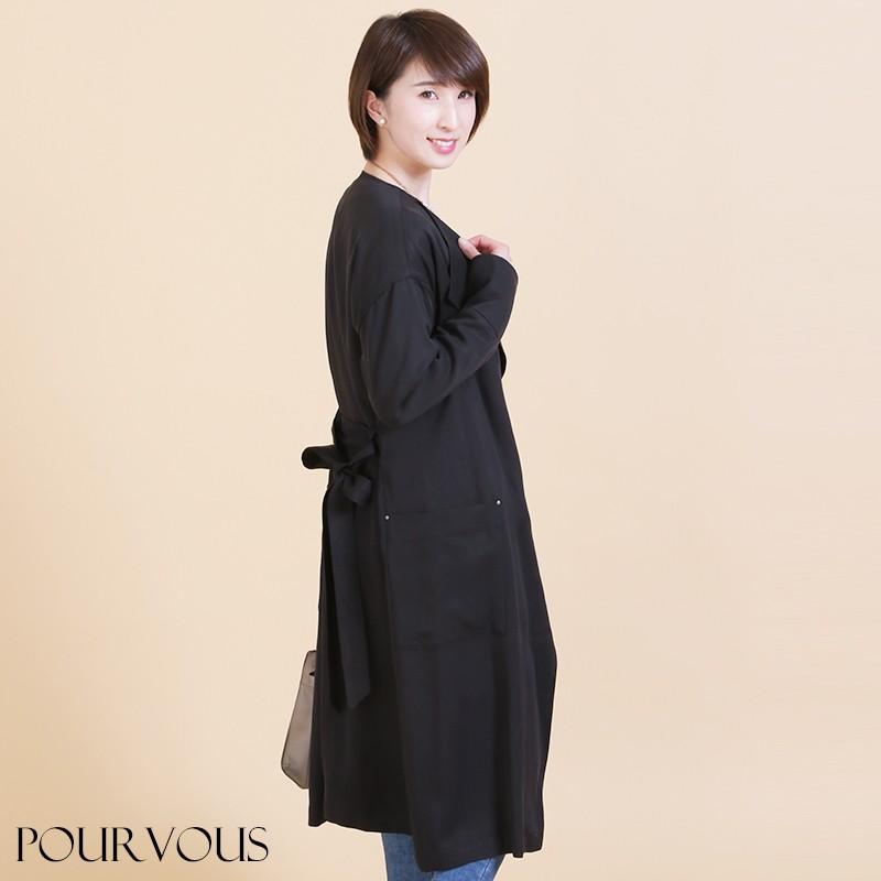 スプリングコート トレンチコート ロングコート スプリングロングコート ジャケット トレンチ コート 結婚式 二次会 大きいサイズ 代30代40代 2406 セレブワンピース ドレスpourvous 通販 Yahoo ショッピング