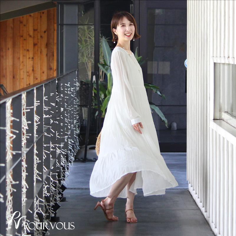 PourVous（プールヴー） レディース カジュアル ワンピ ワンピース
