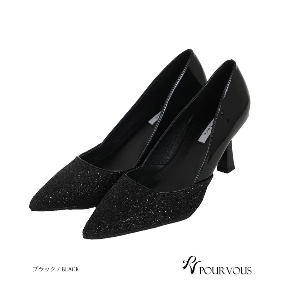 PourVous（プールヴー） パンプス パーティーシューズ 靴 ハイヒール