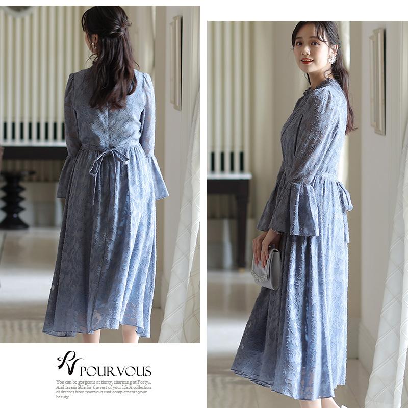 パーティードレス 結婚式 ワンピース ドレス フォーマルドレス 大きいサイズ 体型カバー 上品 フォーマル 小さいサイズ 小柄 お呼ばれ 顔合わせ 韓国 春 夏 秋