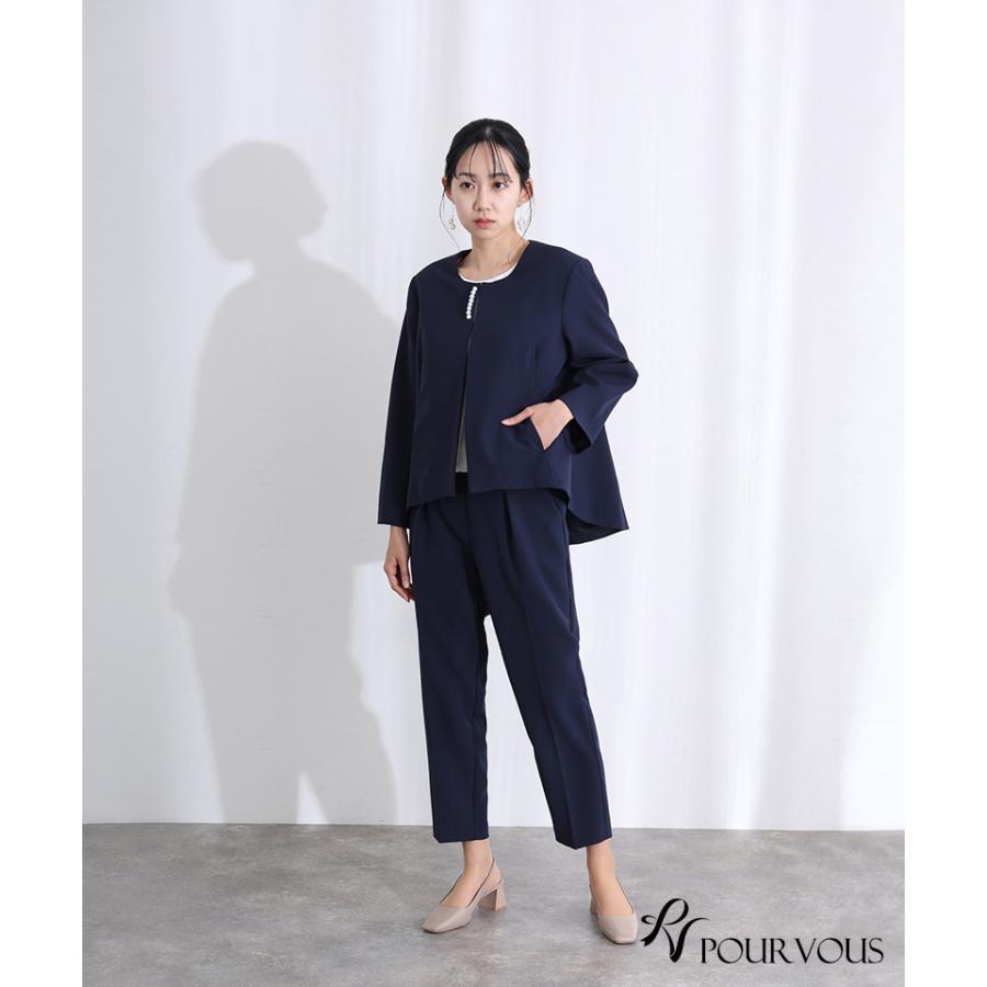 PourVous（プールヴー） パンツスーツ 卒業式 母 服装 入学式 ママ