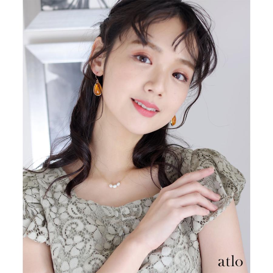 atlo（アトロ） ピアス イヤリング 結婚式 パーティー レディース